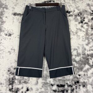 Tail‎ Tech Capri Pants Womens Size 6 Gray Performance Stretch Casual Athleisure